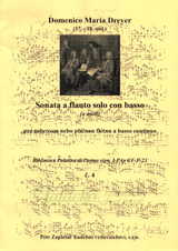 Sonata a flauto solo con basso (a moll)